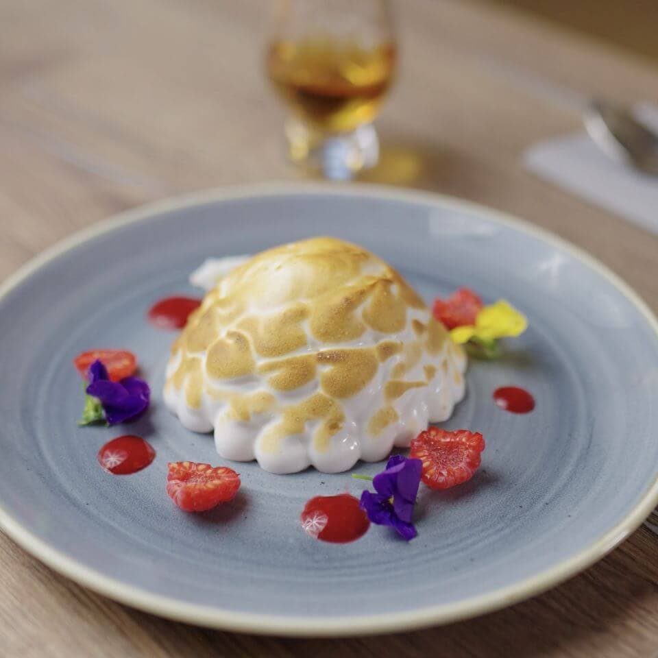 Dessert served at The Sprig Bar restaurant